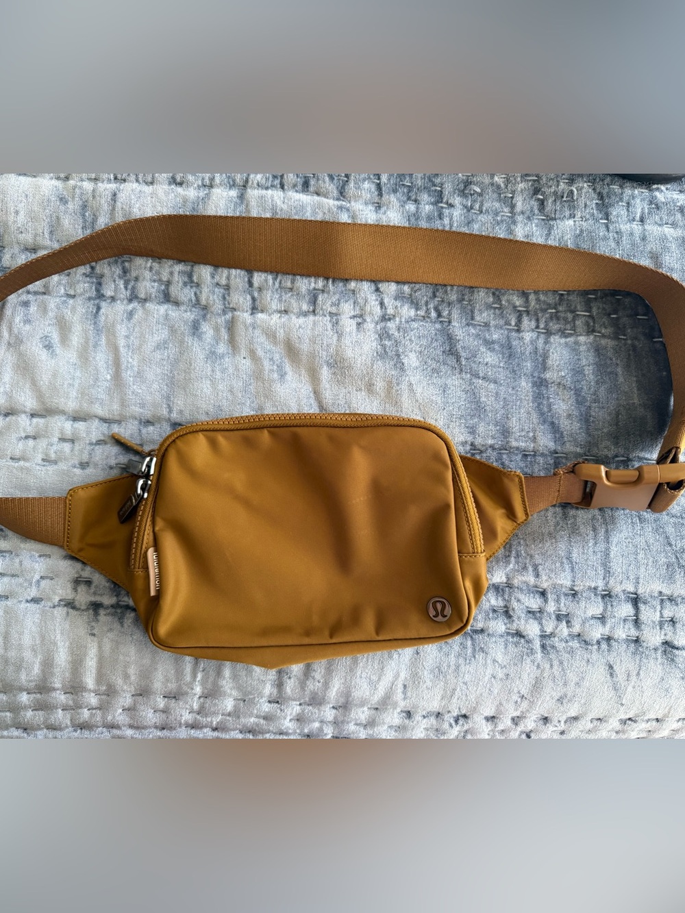 lululemon athletica Mustard/Gold Belt Crossbody Bag- 2L